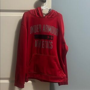 Under Armour Scarlet Hoodie with Logo